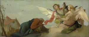 Abraham And The Three Angels — Francesco Zugno
