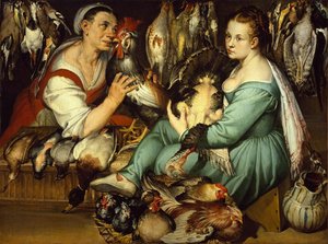 Poultry Dealer — Bartolomeo Passarotti