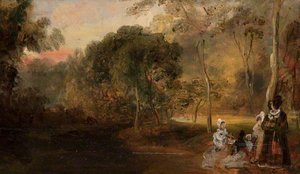 The Nursey Family In A Park — Sir David Wilkie
