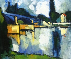 The Bridge At Chatou — Maurice De Vlaminck
