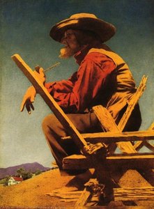 The Philosopher (aka The Farmer) — Maxfield Parrish