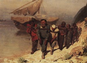 Barge Haulers On The Volga — Ilya Yefimovich Repin