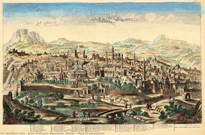 Map Of Jerusalem — Jean-françois Daumont, Editor