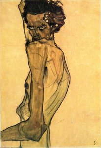Untitled (6099) — Egon Schiele, Expressionism