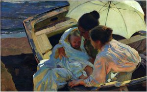 After The Bath — Joaquín Sorolla Y Bastida