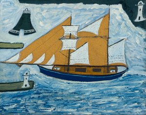 The Blue Ship — Alfred Wallis, Primitivism