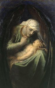 Death Crowning Innocence — George Frederic Watts