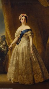 Portrait Of Victoria Of The United Kingdom — Franz Xaver Winterhalter, Neo-classicism