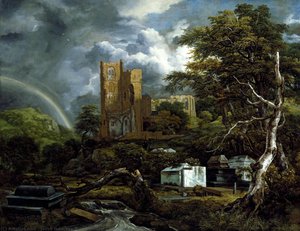 Der Jüdische Friedhof — Jacob Van Ruisdael, Dutch Golden Age