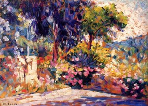 The Flowered Trees — Henri Edmond Cross, Neo-impressionist Landscape