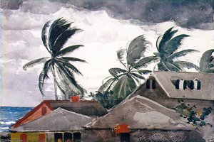 Hurricane, Bahamas, Metropolita — Winslow Homer