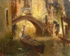 Venice By Night, (1950) — Edward Seago