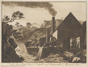 The Iron Forge Between Dolgelli And Barmouth — Paul Sandby
