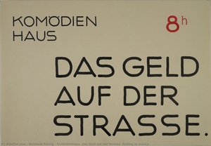 Komödienhaus. Das Geld Auf Der Strasse [rolling In Money] — Reinhold Rossig