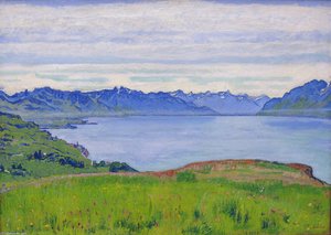 Landscape On Lake Geneva — Ferdinand Hodler