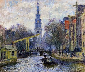 Canal In Amsterdam — Claude Monet, Impressionism