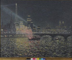 Féérie Nocturne Exposition Universelle Paris 1900 (titre Attribué) — Maxime Emile Louis Maufra