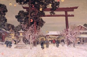 View Of A Shinto Shrine — Alfred Edward East