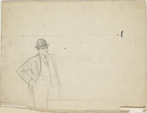Man With A Bowler Hat — Arthur Lismer