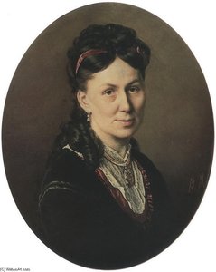Portrait Avdotya Kuznetsova — Vasily Grigoryevich Perov