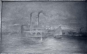 Mississippi Ferry, (painting)