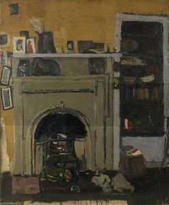 The Fireplace (verso) — Joan Kathleen Harding Eardley