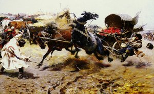 The Runaway Cart — Josef Von Brandt