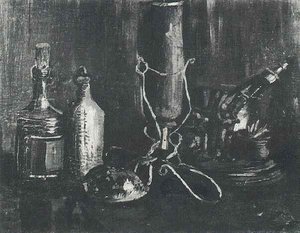 Still Life With Bottles And A Cowrie Shell — Vincent Van Gog, Post-impressionism