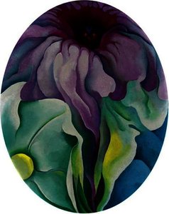 Petunias In Oval, No. - — Georgia O'keeffe