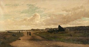 Coast Scene — Emile Charles Lambinet