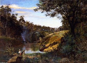Sunset Glow — Frederick Mccubbin