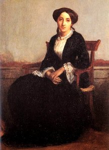 Portrait Of Genevieve Celine Eldest Dau — William-adolphe Bouguereau