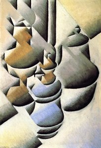 Still Life With Oil Lamp — Juan Gris, Analytical Cubism