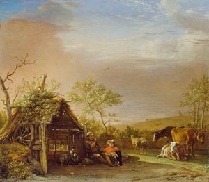 Herdsmen With Their Cattle — Paulus Pietersz Potter