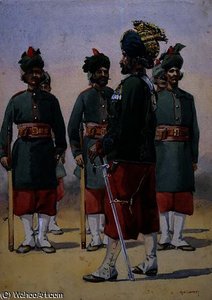 Soldiers of the 127th Queen Mary's Own Baluch