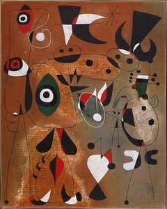 Mujeres, Pájaros Y Una Estrella — Joan Miró