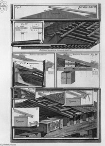 Comparisons Of Structural Details (beams) — Giovanni Battista Piranesi