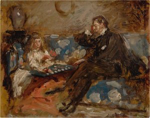 Hugh Hammersley And His Daughter Eve — Генри Тонкс