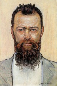 Self Portrait Sun — Ferdinand Hodler