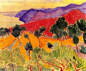Landscape By The Sea: The Côte D'azur Near Agay — André Derain, Fauvism