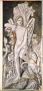 L'amour Vainqueur De La Mort — Gustave Moreau, Symbolist Painting