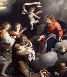 The Vision of St Felix of Cantalice