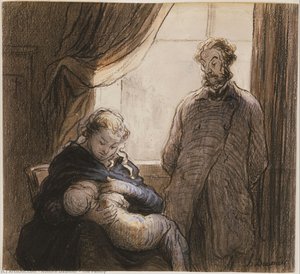 The Family — Honoré Daumier