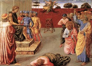 The Fall Of Simon Magus — Benozzo Gozzoli