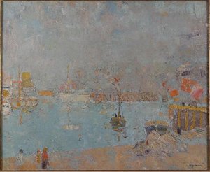 Dieppe Au Matin Le Port De Dieppe — Jacques Truphemus