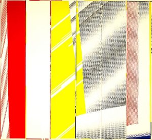 Mirror In Six Panels — Roy Lichtenstein, Pop Art