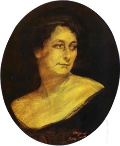 Portrait Of Anna Staal — Valentín Aleksándrovich Sérov
