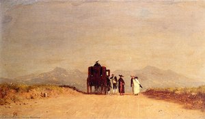 A Journey's Pause In The Roman Campagna — Jervis Mcentee