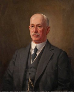Dr Andrew Freeland Fergus (1858–1932), President Of The Royal Faculty Of Physicians And Surgeons Of Glasgow (1918–1921) — Charles R Dowell