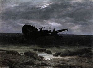 Unter Dem Mondschein — Caspar David Friedrich